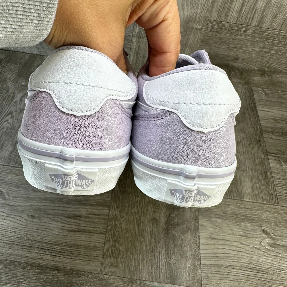 Vans Filmore Decon‎ Youth 6 Lavender Purple Glitter Sparkle Low Top NEW